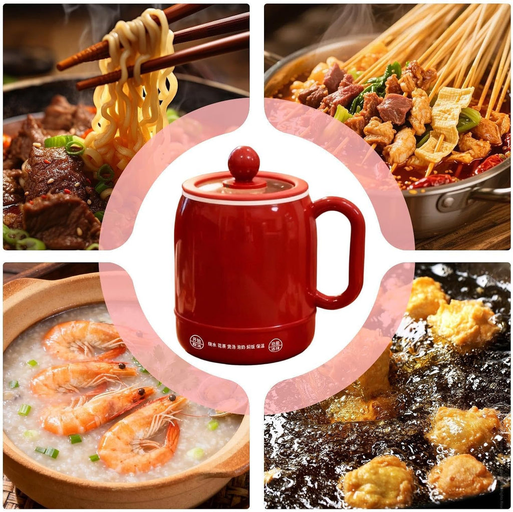 Soup Pot | 6-in-1 800ml Ergonomic Handle Non-Stick Touch Control Cookware