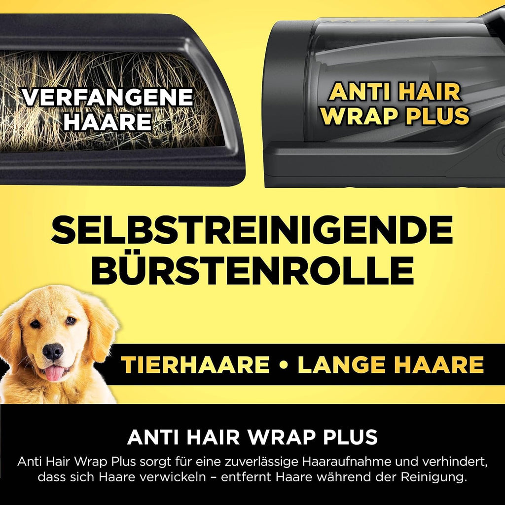 Shark PowerDetect Akku-Staubsauger mit Absaugstation, 70 Min., Weiß/Grau