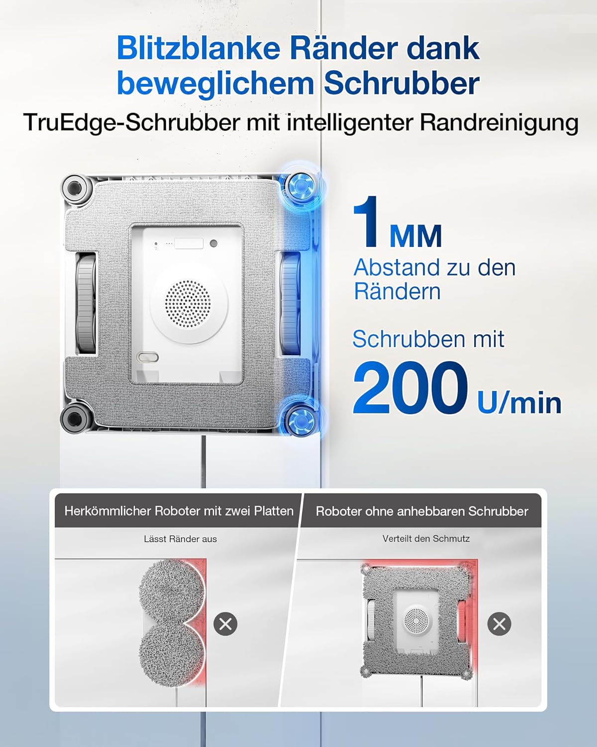 ECOVACS WINBOT W2S Omni Fensterputzroboter mit Multifunktionsstation