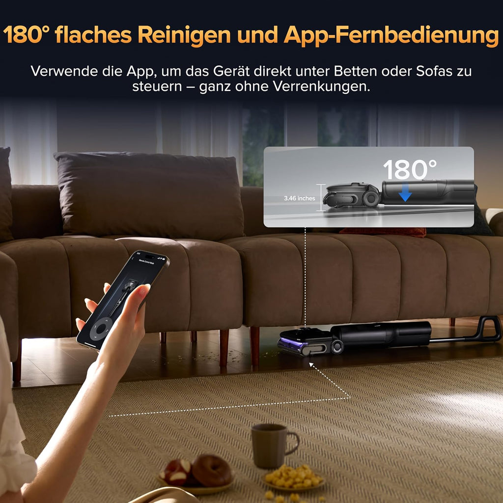 roborock F25 Ultra Nass Trockensauger mit Dampf, 180 °C Dampfmopp
