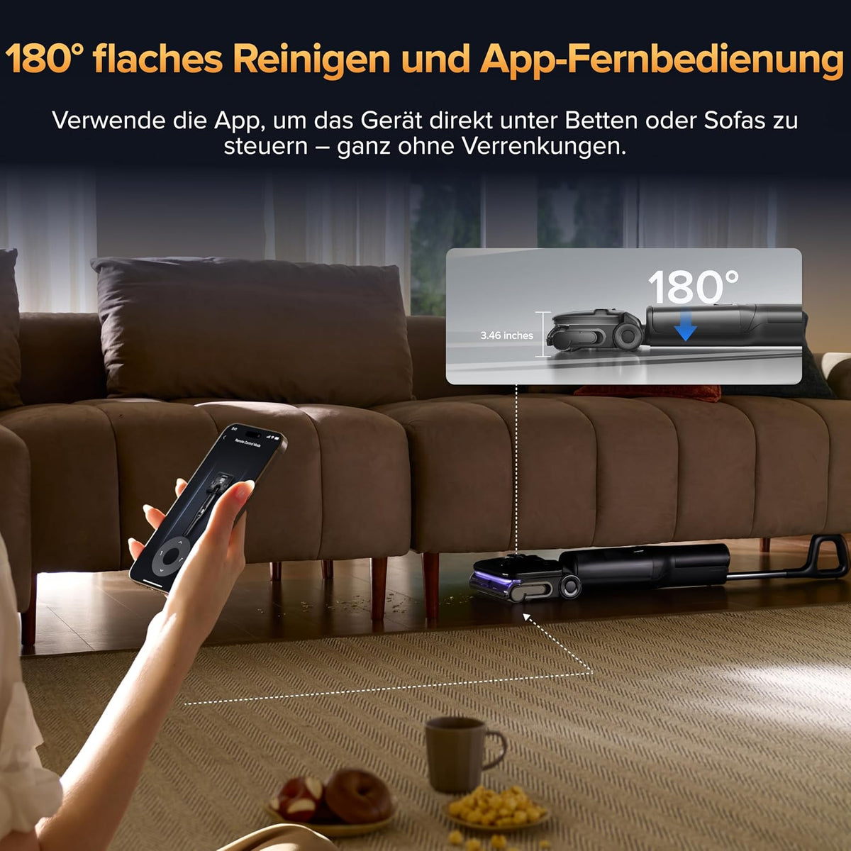 roborock F25 Ultra Nass Trockensauger mit Dampf, 180 °C Dampfmopp