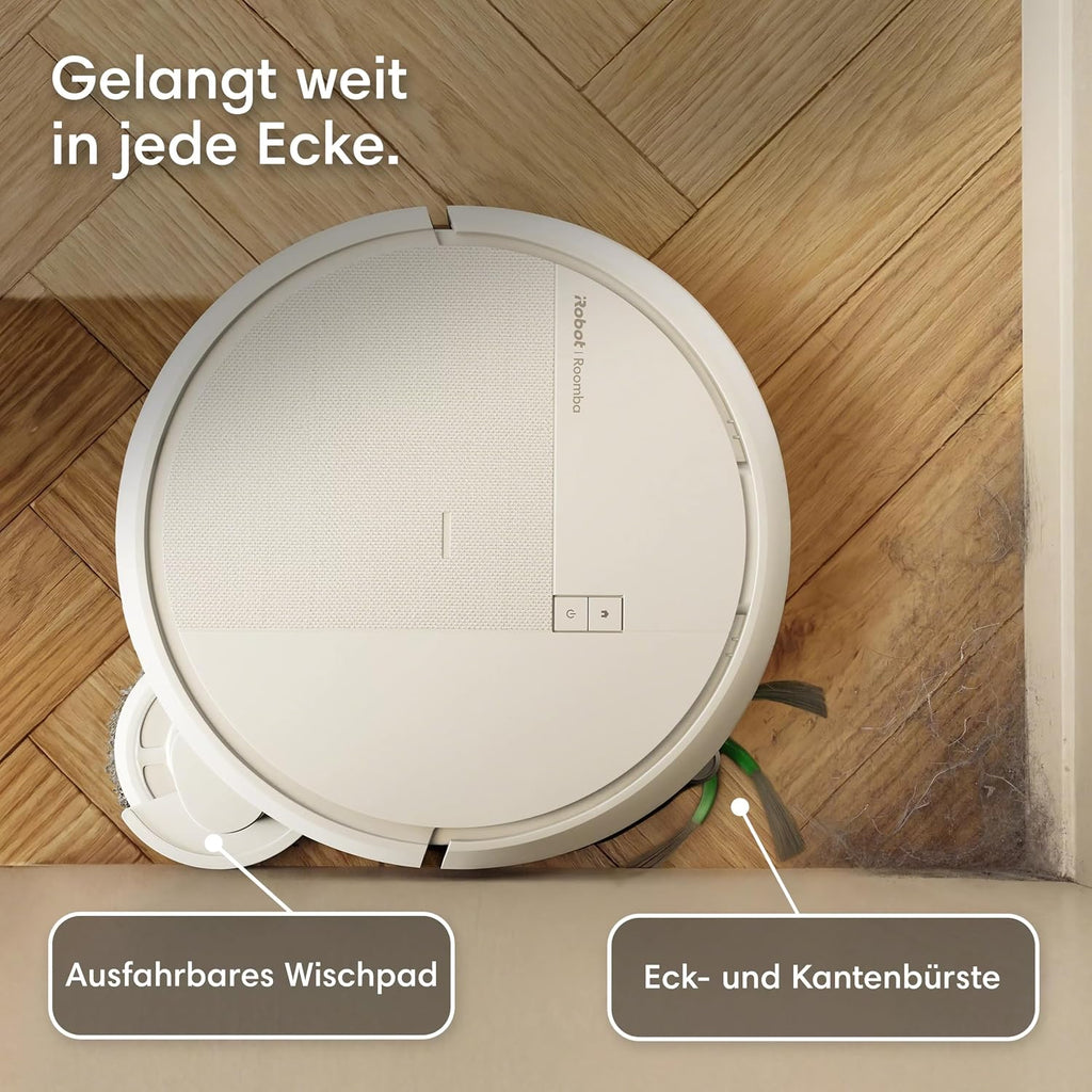 iRobot Roomba Plus 416 Saugroboter, AutoWash Basis, Rotierende Wischtücher
