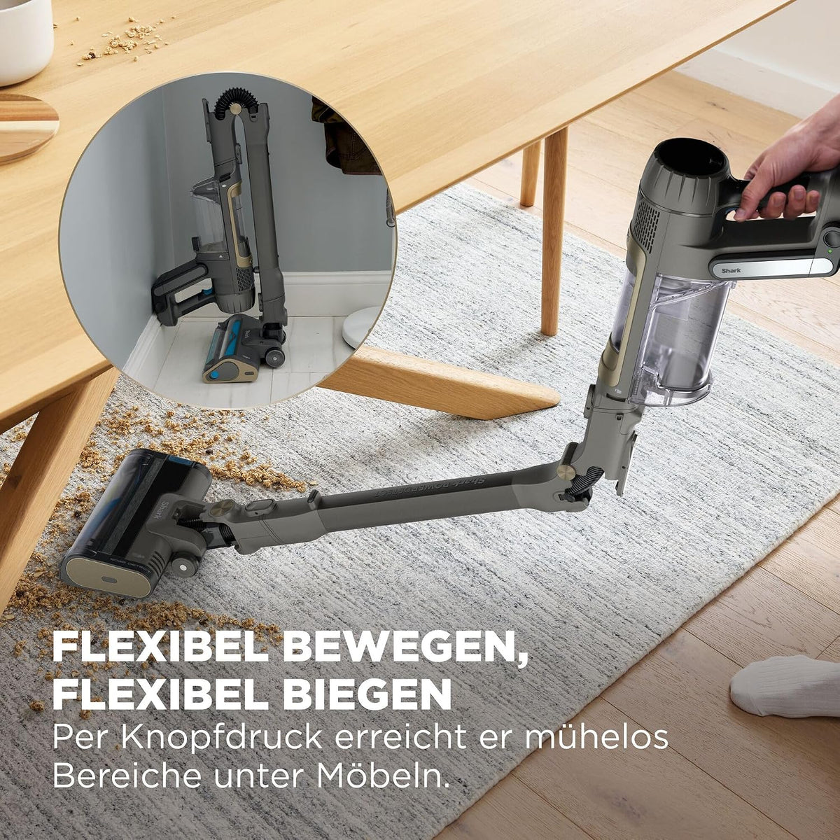 Shark PowerDetect Clean & Empty Akku-Staubsauger mit Absaugstation