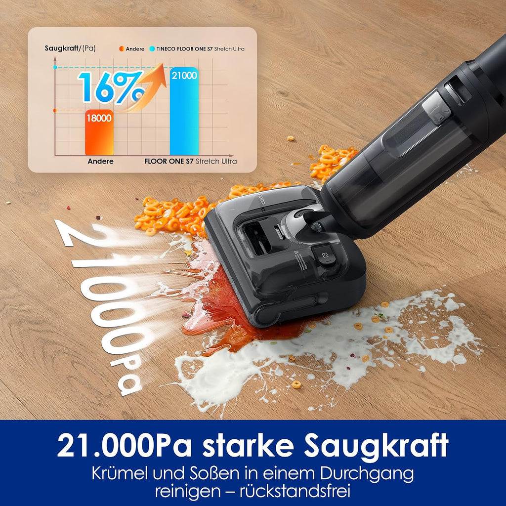 Tineco Floor ONE S7 Stretch Ultra Nass-Trockensauger, DualBlock, FlashDry